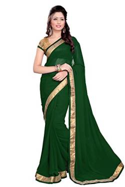 MirchiFashion Bollywood indischer Frauen Sari mit Ungesteckt Oberteil/Top Party indians saree kleidung von Mirchi Fashion