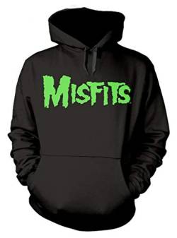 Misfits 'Glow Jurek Skull' (Black) Pull Over Hoodie (medium) von Misfits Merch