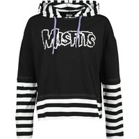 Misfits Langarmshirt - EMP Signature Collection - Oversize - S bis XXL - für Damen - Größe L - schwarz/weiß  - EMP exklusives Merchandise! von Misfits