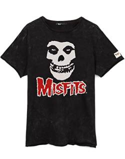 Misfits T-Shirt Unisex Männer Frauen Rock Band Schädel Logo Schwarzes Top XXL von Misfits