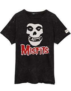 Misfits T-Shirt Unisex Männer Frauen Rock Band Schädel Logo Schwarzes Top von Misfits