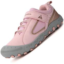 Mishansha Jungen Mädchen Lässige Schuhe rutschfest Gummi Walkingschuhe Weich Flexibel Stabil Fitnessschuhe 2020 Freizeitschuhe Schuhe für Die Schule Stoßdämpfung Sport Schuhe Wanderschuhe, Pink 37 von Mishansha