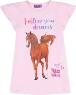 Miss Melody Mädchen Nachthemd Kurzarm Pferde Motiv 98846 (140, 98846) von Miss Melody
