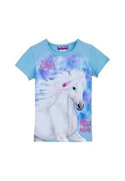 Miss Melody Mädchen T-Shirt 76029 blau, Größe 116, 6 Jahre von Miss Melody