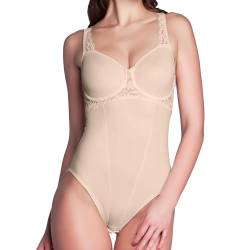 Miss Perfect Dessous Minimizer Funktionsbody Body Damen Shapewear Damen Body Shaper Damen Body Spitze in Haut Größe 90C von Miss Perfect