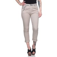 Mississhop Chinohose Damen Hose Baumwolle Hose mit Gürtel M.369 von Mississhop