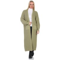 Mississhop Longstrickjacke extra lange Strickjacke Cardigan Jacke M.384 von Mississhop