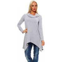 Mississhop Rollkragenpullover Tunika Langarmshirt mit Rollkragen assymetrisch M.Elen von Mississhop