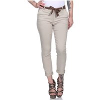 Mississhop Stretch-Hose Female Damen Stretch Klassische Chino Hose mit gemustertem Tuch M. 366 von Mississhop