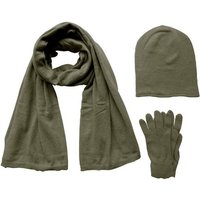 Mississhop Strickmütze Beanie Mütze Slouch / XXL Schal / Handschuhe Wolle von Mississhop