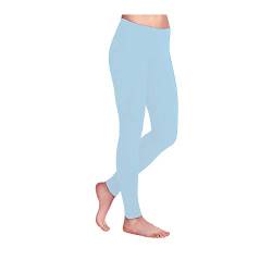 Missloved Stretch-Leggings, Viskose, Lycra, Größen 36-26, 30 Farben Gr. XL, himmelblau von Missloved