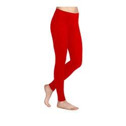 Missloved Stretch-Leggings, Viskose, Lycra, Größen 36-26, 30 Farben Gr. XL, rot von Missloved