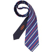 MISSONI Herren Krawatte blau Seide College-Streifen von Missoni