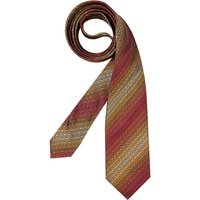 MISSONI Herren Krawatte rot Seide Gemustert,Bunt,College-Streifen von Missoni