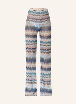 Missoni Strickhose Mit Glitzergarn blau von Missoni