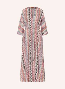 Missoni Strickkleid Mit Glitzergarn Und 3/4-Arm pink von Missoni