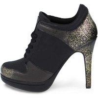 Missy Rockz BLACK MANDALA 2.0 black / gold High-Heel-Stiefelette Absatzhöhe: 10,5 cm von Missy Rockz