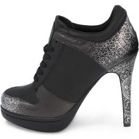 Missy Rockz BLACK MANDALA 2.0 black / silver High-Heel-Stiefelette Absatzhöhe: 10,5 cm von Missy Rockz