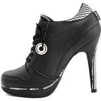 Missy Rockz TIRE ROCKZ black / white High-Heel-Stiefelette Absatzhöhe: 10,5 cm von Missy Rockz