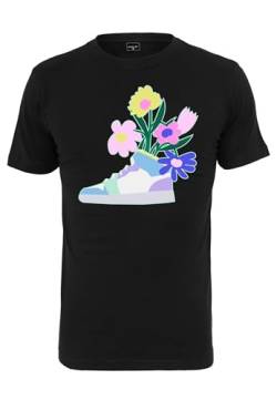 Mister Tee Damen Ladies Flower Sneaker Tee M Black von Mister Tee