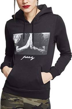 Mister Tee Damen Ladies Pray Hoody M Black von Mister Tee