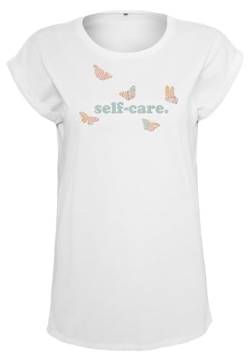 Mister Tee Damen Ladies Self-Care Tee XS White von Mister Tee