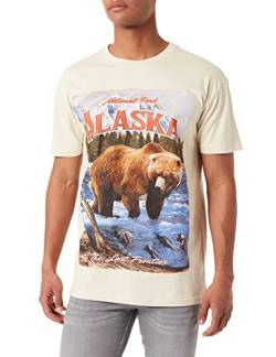 Mister Tee Herren Alaska Vintage Oversize Tee L Sand von Mister Tee