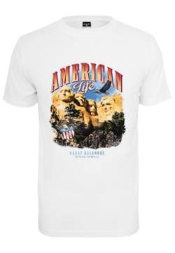 Mister Tee Herren American Life Mount Roushmore Tee XL White von Mister Tee