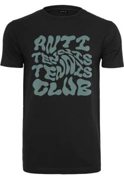 Mister Tee Herren Anti Tennis Club Tee XL Black von Mister Tee