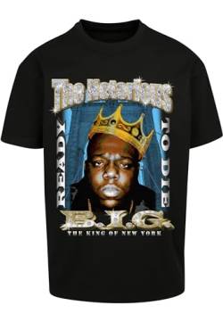 Mister Tee Herren Biggie Crown Oversize Tee M Black von Mister Tee