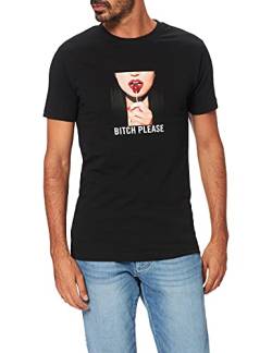 Mister Tee Herren Bitch Please Tee S Black von Mister Tee