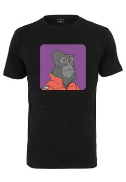 Mister Tee Herren Bored Gorilla Multi Tee XS Black von Mister Tee