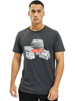 Mister Tee Herren C.R.E.A.M Bundle Tee L Charcoal von Mister Tee