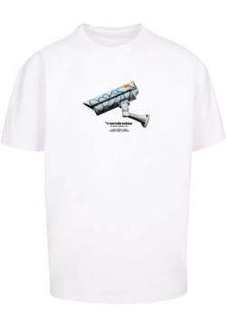 Mister Tee Herren CCTV Oversize Tee M White von Mister Tee