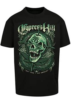 Mister Tee Herren Cypress Hill Skull Face Oversize Tee S Black von Mister Tee