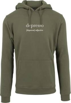 Mister Tee Herren Depresso Hoody S Olive von Mister Tee