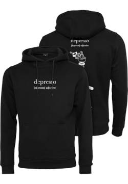 Mister Tee Herren Depresso Hoody XL Black von Mister Tee