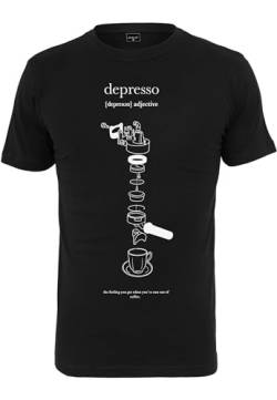 Mister Tee Herren Depresso Tee S Black von Mister Tee