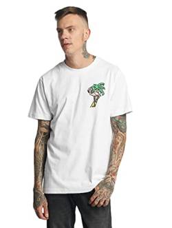 Mister Tee Herren Flamingo T-Shirt, White, S von Mister Tee