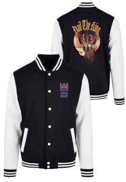 Mister Tee Herren Jacke Haile The King College Jacket blk/wht XL von Mister Tee