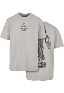 Mister Tee Herren Justice Oversize Tee L lightasphalt von Mister Tee