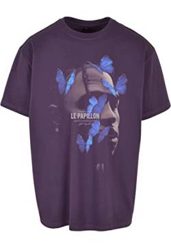 Mister Tee Herren Le Papillon Oversize Tee S purplenight von Mister Tee