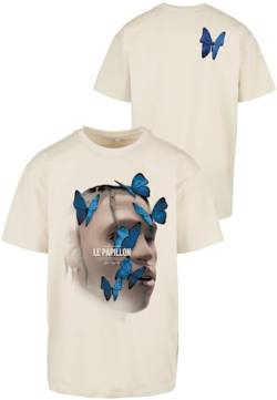 Mister Tee Herren Le Papillon Oversize Tee XXL Sand von Mister Tee