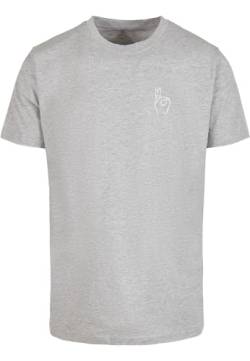 Mister Tee Herren MT1485-Easy Sign Tee T-Shirt, Heather Grey, L von Mister Tee