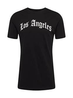 Mister Tee Herren MT1578-Los Angeles Wording Tee T-Shirt, Black, 5XL von Mister Tee