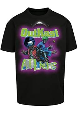 Mister Tee Herren Outkast Atliens Cover Oversize Tee S Black von Mister Tee