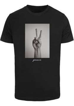 Mister Tee Herren Peace Sign Tee L Black von Mister Tee