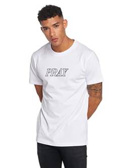 Mister Tee Herren Pray Hands Tee L White von Mister Tee