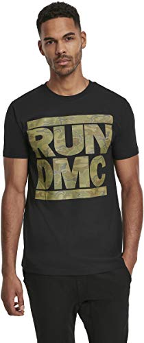 Mister Tee Herren Run DMC Camo Tee S Black von Mister Tee