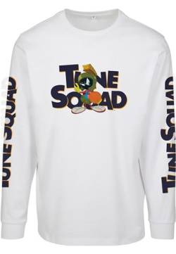 Mister Tee Herren Space Jam Taz Pose Longsleeve M White von Mister Tee